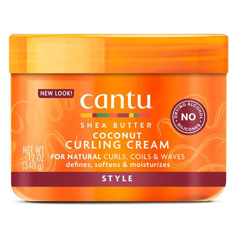 Buy Cantu Coconut Curling Cream With Shea Butter For Natural Hair 12 Oz Packaging May Vary