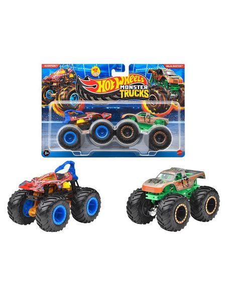 Mattel Hot Wheels Monster Trucks Fyj Scorpedo Baja Buster
