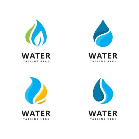 Water Drop Logo Vector Art, Icons, and Graphics for Free Download