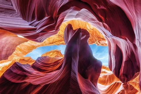 Antelope Canyon Desert Erosion Canyon Rock Formation Landscape