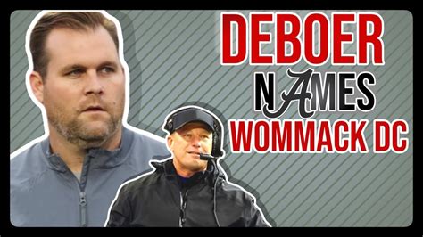 Alabama Football | Kane Wommack to Join New Staff as DC