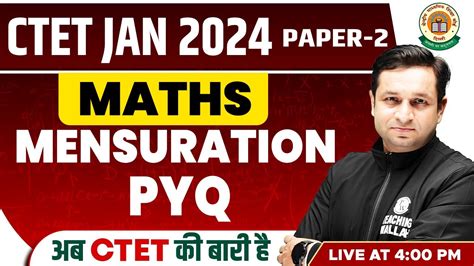 Mensuration For Ctet Jan Maths Preparation For Ctet Paper