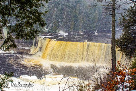 Tahquamenon Falls in the Winter - Beautiful Sun Adventures by Deb ...