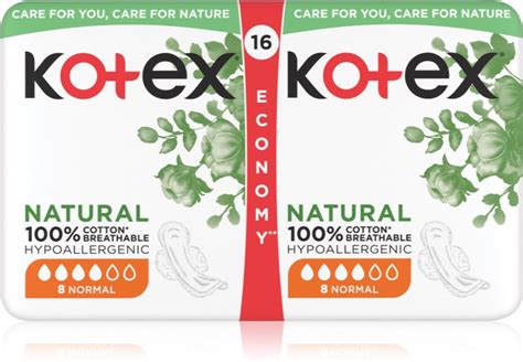 Kotex Natural Normal Eg Szs G Gyi Bet Tek Notino Hu