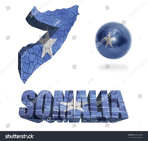 Somali Flag Map Different Styles Different Stock Illustration 209006080 ...