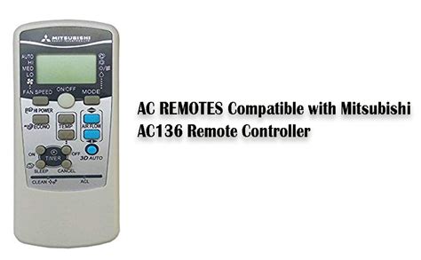 Buy Mumax Ac Remotes Compatible With Mitsubishi Ac Remote Controller