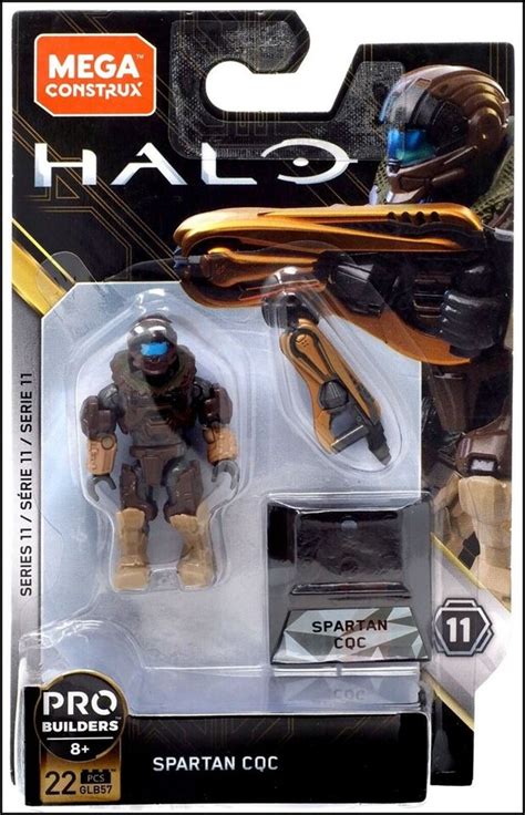 Halo Mega Construx Bloks Heroes Series Spartan Cqc Mini Figure Glb