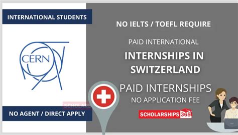 Cern Short Term Internship 2024 In Switzerland Paid Internship In Europe