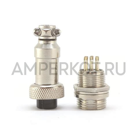 Купить Разъем GX12 6P 12mm