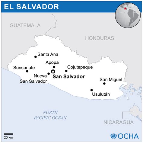 Geography Blog: Map of El Salvador