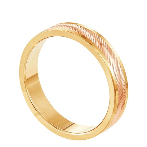 Oro Italia 916 Yellow and Rose Gold Ring GR45750421(RY)-BI | HABIB