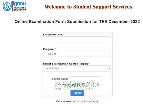 IGNOU Exam Form 2022: Term End Examination December 2022