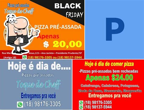 Pizzas Pr Assadas Toque De Chefe Pizzaria Presidente Prudente