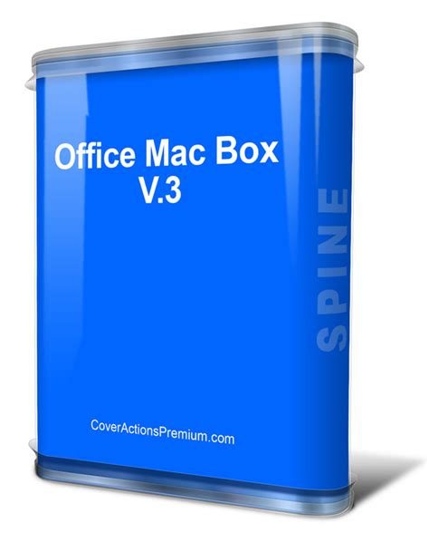 Mac Box Mockup Cover Actions Cover Actions Premium Mockup Psd Template