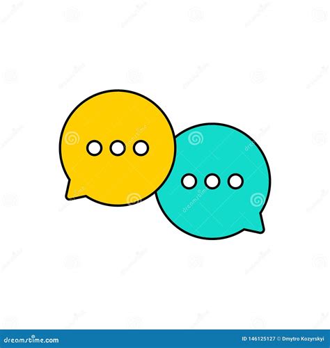 Best Chat Speech Bubble Set Template Of Message Bubbles Chat Boxes