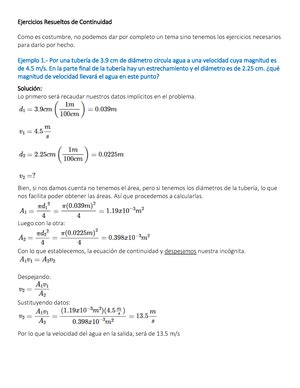 Ejercicios Resueltos De Gasto Y Flujo Calcular El Gasto De Agua