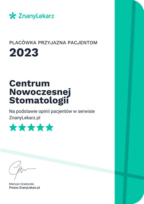 Klinika Stomatologiczna Stomatolog D Centrum Nowoczesnej Stomatologii