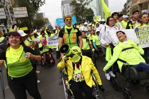 Movimiento De Personas Con Discapacidad Marchan En CdMx Grupo Milenio