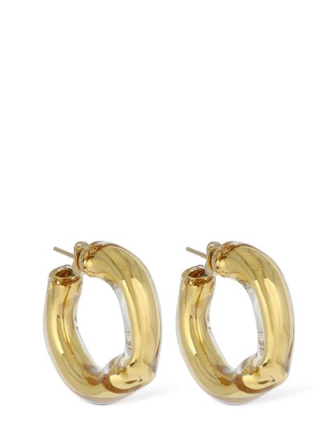 Isabel Marant Étoile Shiny Bubble Hoop Earrings Gold Editorialist