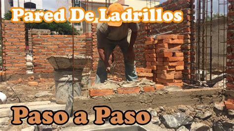 Como Hacer Una Pared De Ladrillos YouTube