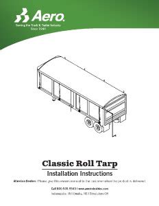 Dump Roll Tarps | Aero Industries, Inc.