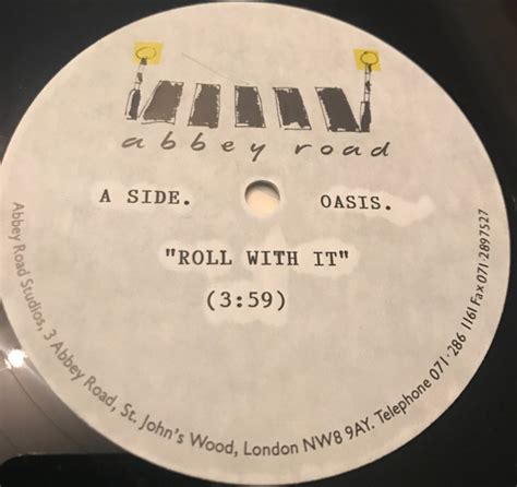 Oasis - Roll With It (Acetate) | Discogs