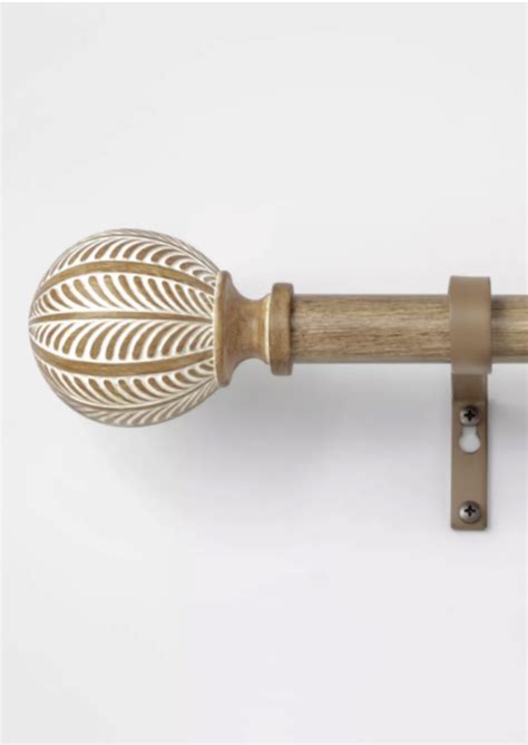 14 Unique Finials & Curtain Rods for an Elegant Window Treatment