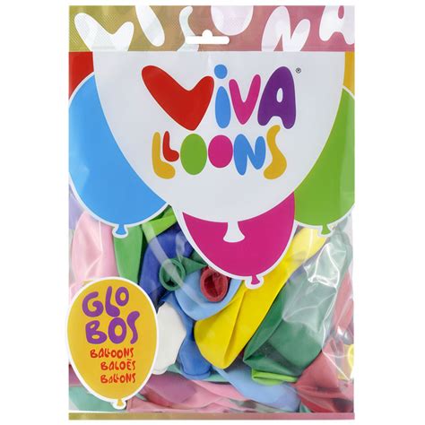 Art Bolsa Globos Pastel Rp Colores Surtidos Vivalloons