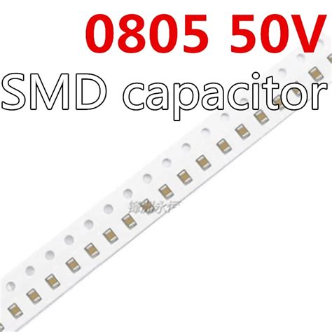 100pcs 0805 SMD Thick Film Chip Capacitor Cerâmico Multicamadas 1PF