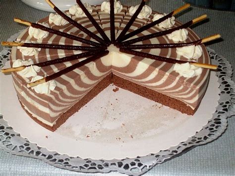 Zebra Torte Von Wuschel Chefkoch Kuchen Und Torten Leckere