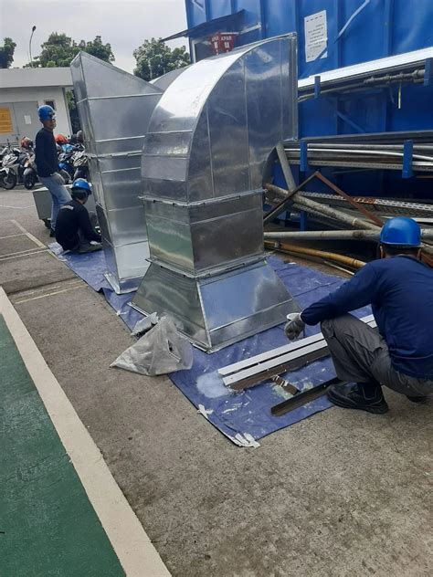 Instalasi Ducting PT Cabinindo Putra Saindo MEP Terbaik