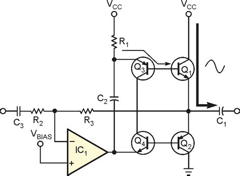 Class B Amplifier Has Automatic Bias