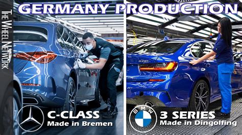 Bmw 3 Series Vs Mercedes Benz C Class German Car Production Compared Youtube