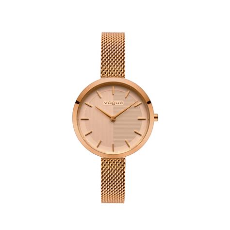 Scarlet Watch Rose Gold Dial Vogue Vogue Watches