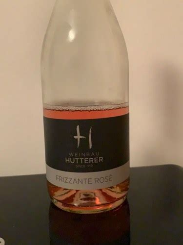 Weinbau Hutterer Frizzante Rosé Vivino US