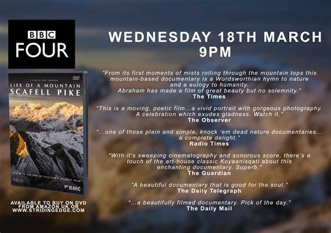 Its Back ‘life Of A Mountain Scafell Pike On Bbc Tv Terry Abraham