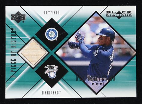 Ken Griffey Jr 2000 Ud Black Diamond A Piece Of History Jr Pristine