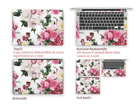 Floral Skin Macbook Pro 13 Macbook 12 Inch Macbook Air 11 | Etsy