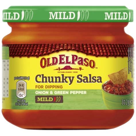 Old El Paso Mild Chunky Salsa Dip Salsa Dip Sos 312g Kısmet Şarküteri