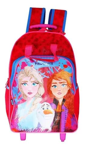 Mochila Rodinhas Escolar Frozen Elsa Anna Disney Infantil Mercadolivre