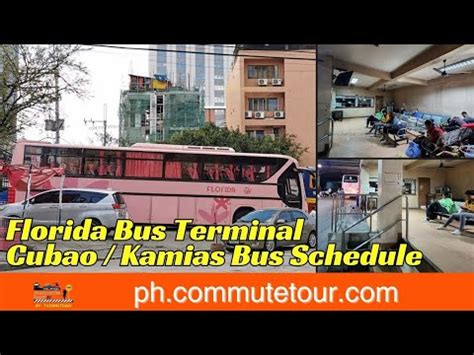 Florida Kamias Cubao Bus Schedule YouTube