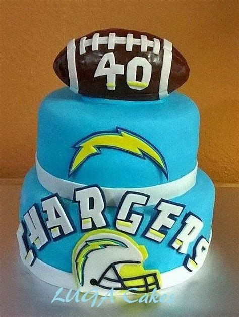 San Diego Chargers Cake Football Theme Birthday Football Cake San