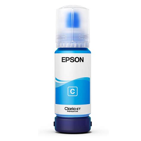 Botella De Tinta Epson T Color Cian Contenido Ml