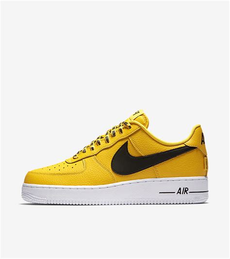 Venta Air Force One Blanco Con Amarillo En Stock