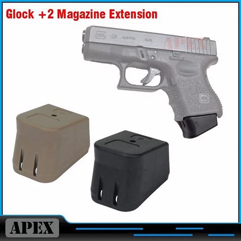 Aliexpress.com : Buy New Glock Plus 2 Magazine Base Extension Bottom Glock +2 Magazine Extension ...