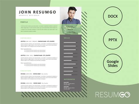 Ocean Fresh Resume Template Resumgo