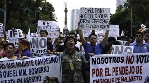 Miles De Mexicanos Protestan En La Capital Contra El “fraude Electoral