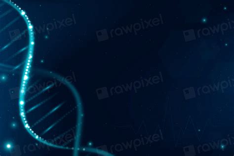 Dna Biotechnology Science Background Blue Premium Photo Rawpixel