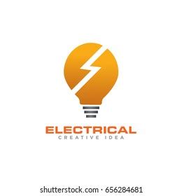 Electrical Engineering Logo Design Creative Modern Stock Vector