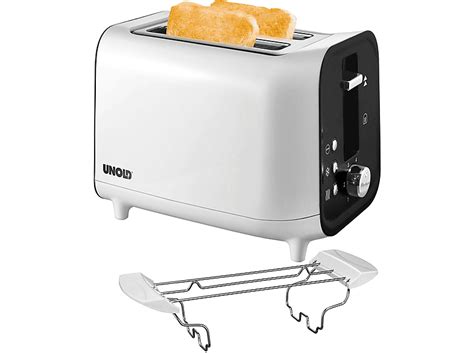 Unold Shine Toaster Wei Watt Schlitze Saturn